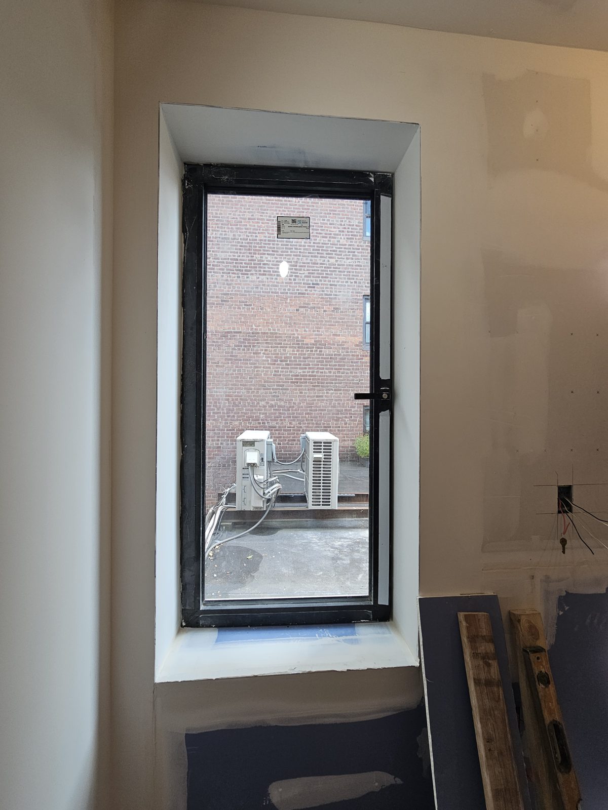 Rear full-view Cortizo tilt-and-turn window with key-locking handle