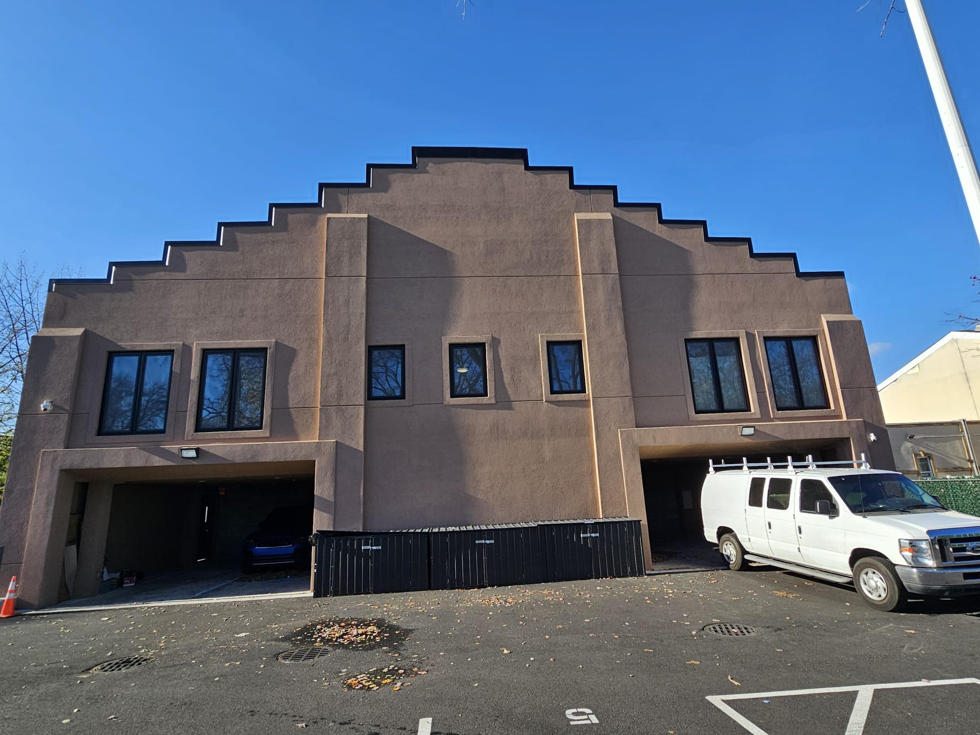 Window systems on the commercial building at 217 Main Street, Staten Island