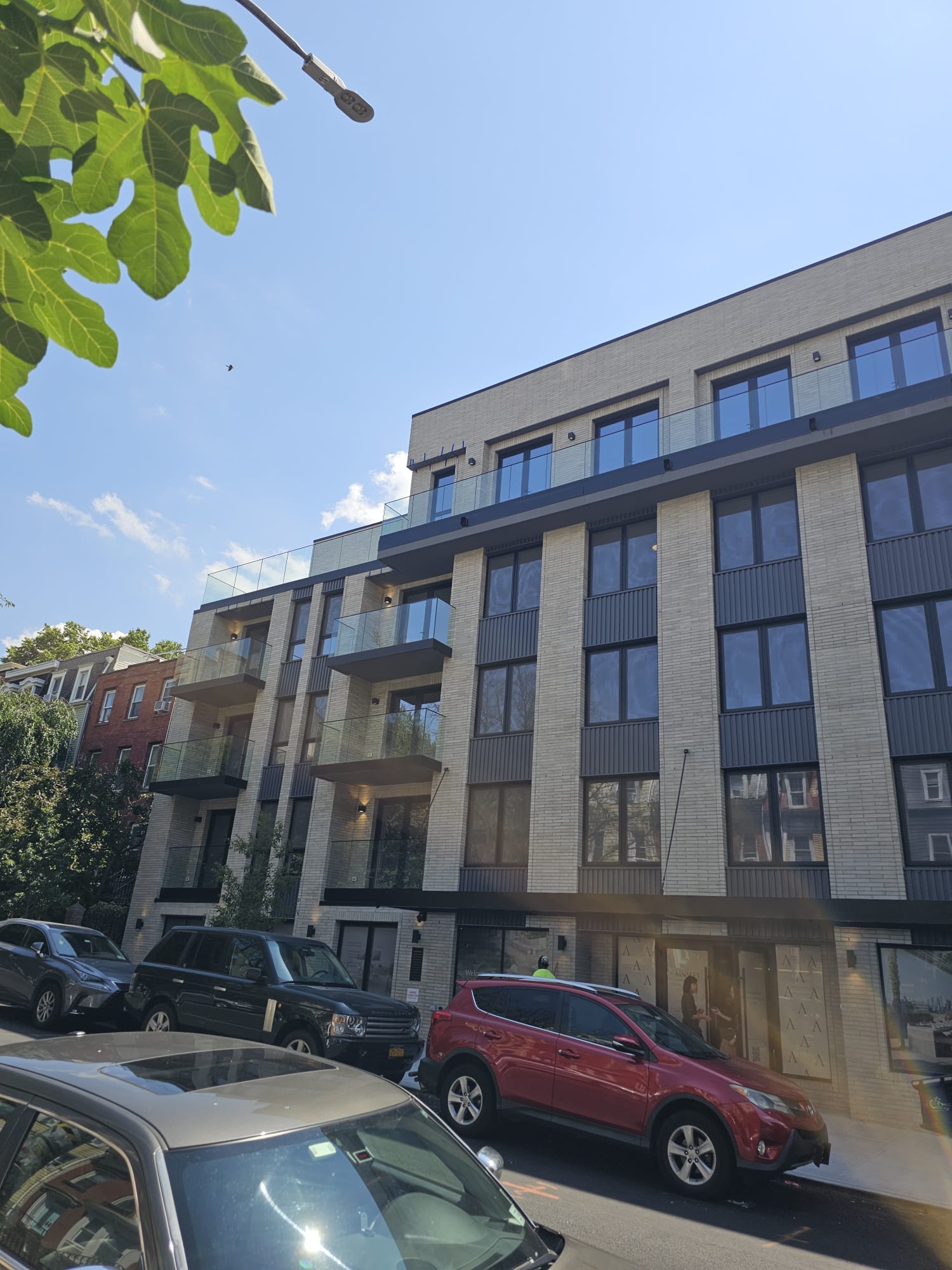 Exterior view of aluminum windows and doors installed at 228 13th Street, Brooklyn